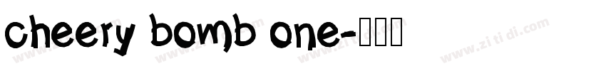 cheery bomb one字体转换
